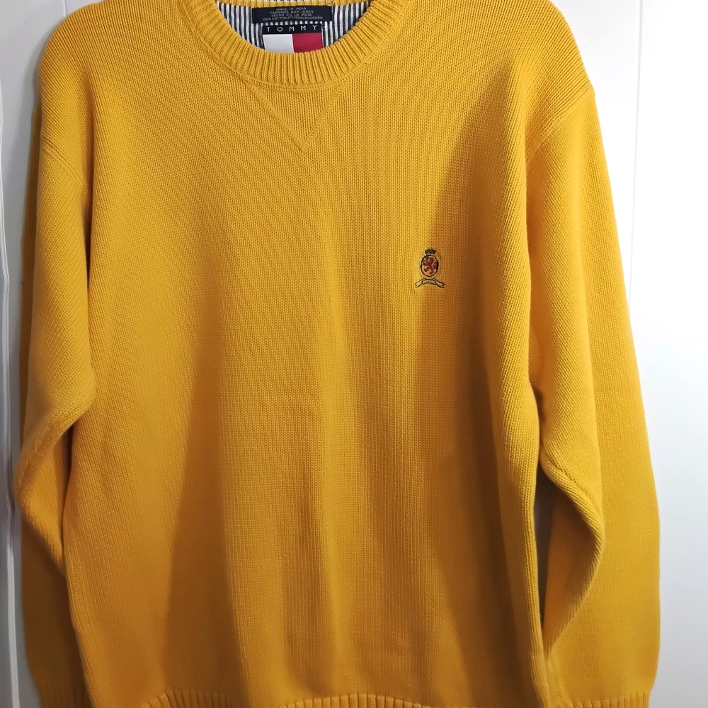 Tommy Hilfiger Yellow Crewneck Sweater